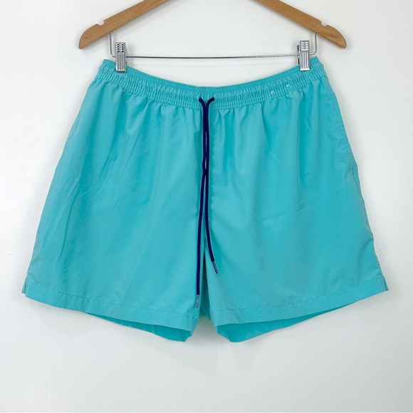 Chubbies Men’s XL Aqua Pineapple 5" Inseam Bathing Suit Swimming Shorts - Picture 2 of 10